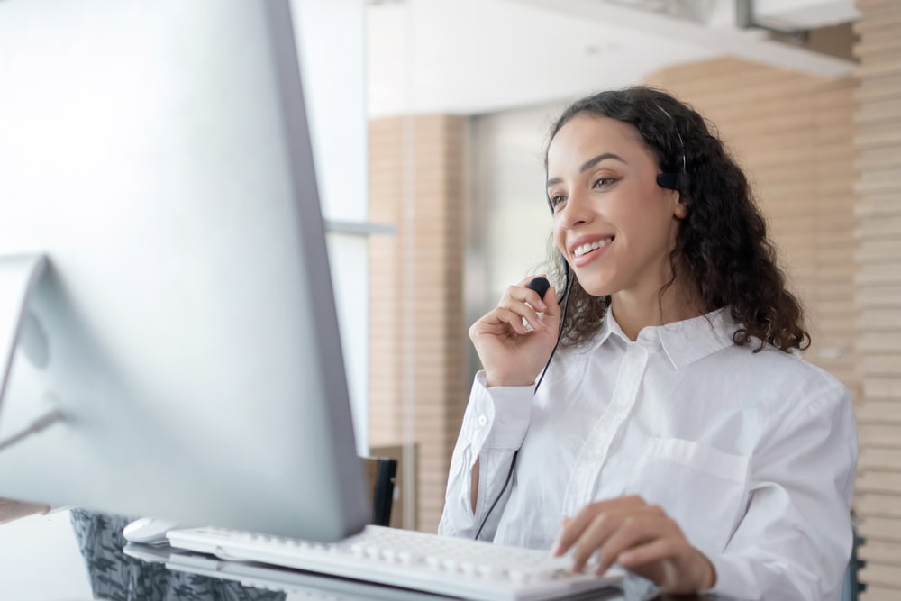 insurance agent on the phone