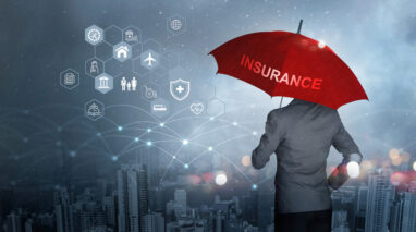 Concept of insurance agent making himself marketable with today's tools and technology